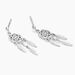 Boucles D'oreilles Pendantes Oniria Argent Blanc - Pendantes Femme | Marc Orian