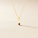 Pendentif Helidie Coccinelle Lettre Or Jaune - Pendentifs Enfant | Marc Orian