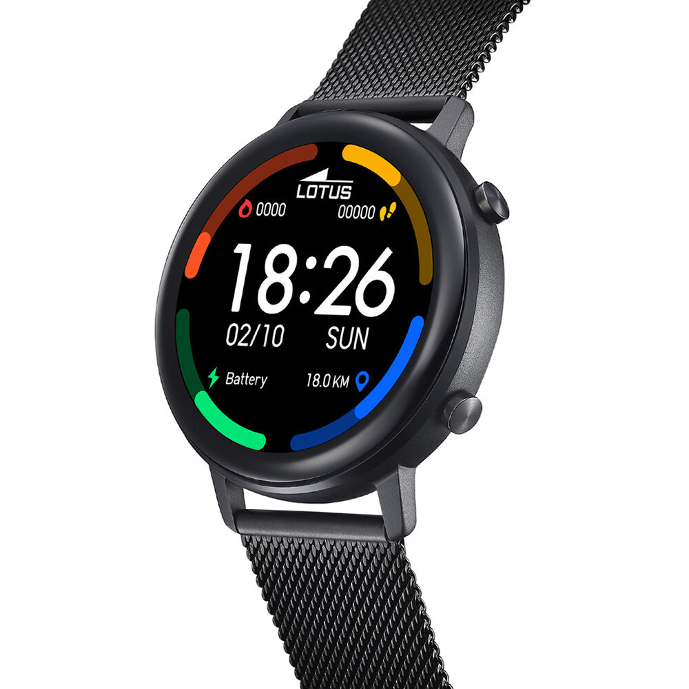 Coffret De Montre Lotus Connectée Smartwach Noir - Montres étanches Famille | Marc Orian