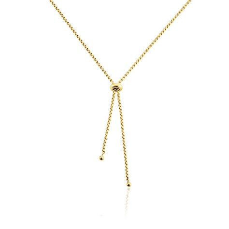Collier Hollie Acier Jaune - Sautoirs Femme | Marc Orian