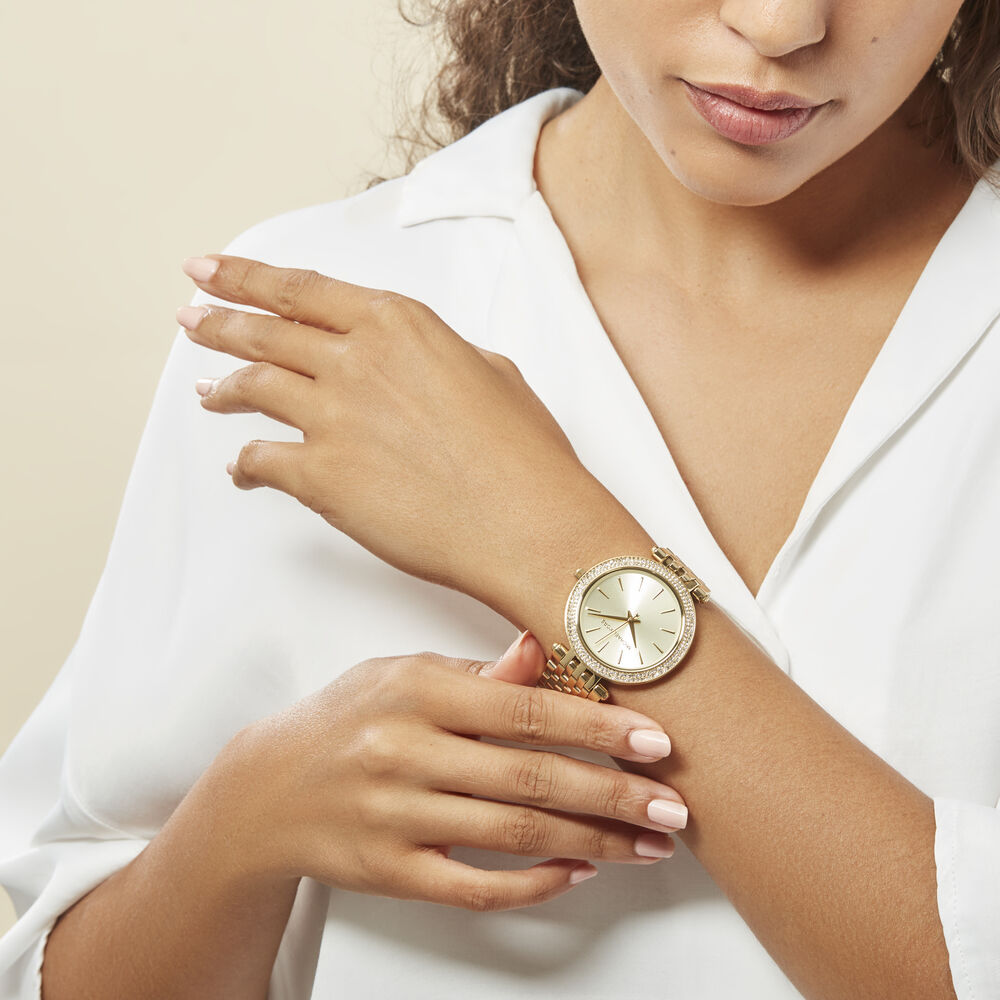 Montre michael kors outlet doré femme