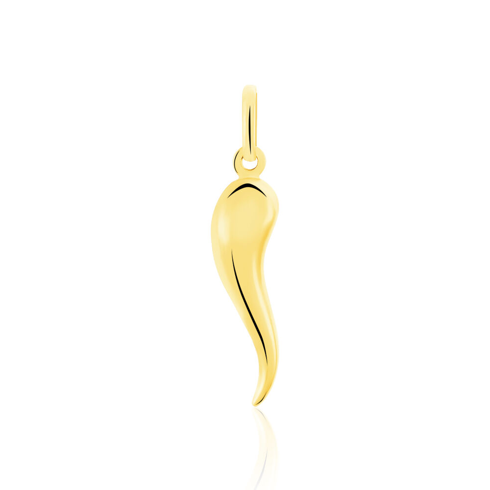 Pendentif Felicette Corne Abondance Or Jaune - Pendentifs Famille | Marc Orian