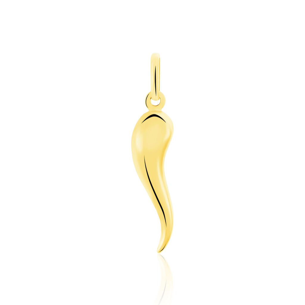 Pendentif Felicette Corne Abondance Or Jaune - Pendentifs Famille | Marc Orian
