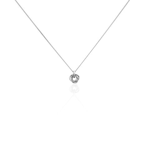 Collier Ariah Argent Blanc - Colliers fantaisie Femme | Marc Orian