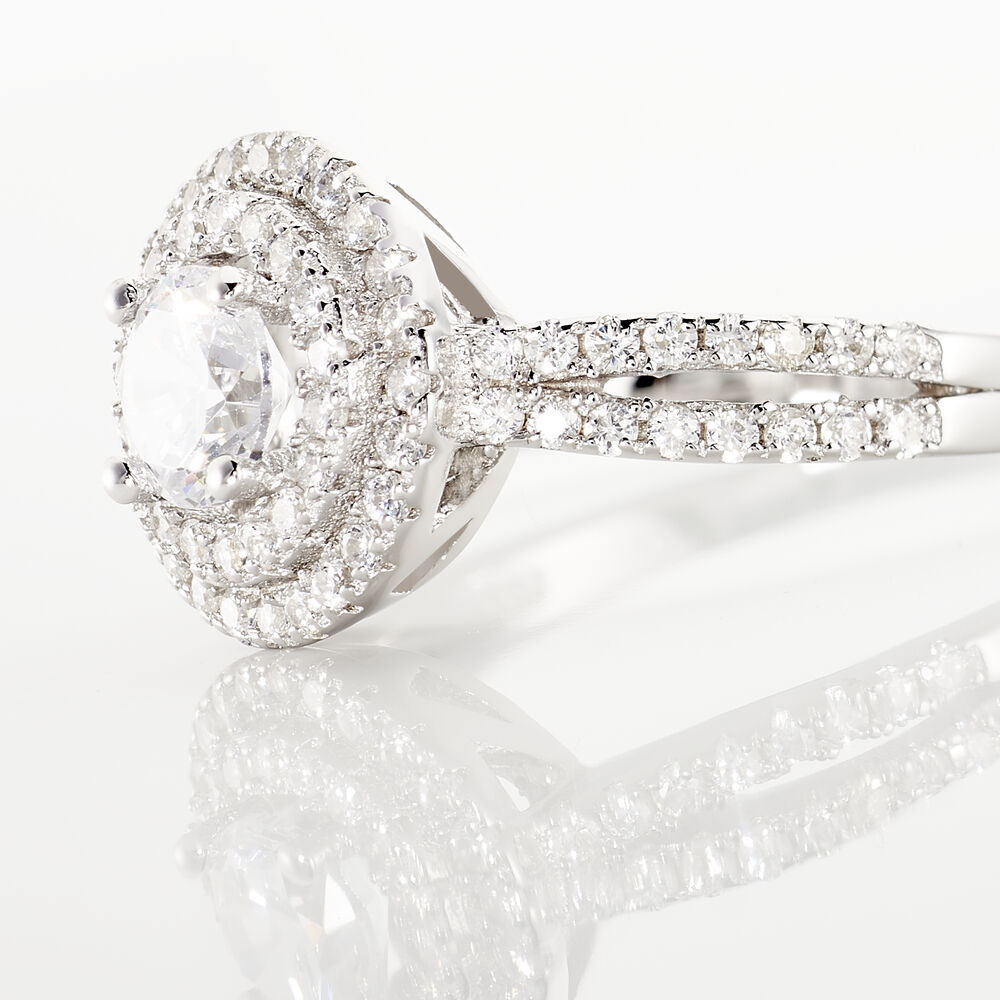 Bague Marie-felix Argent Blanc Oxyde De Zirconium - Solitaires Femme | Marc Orian