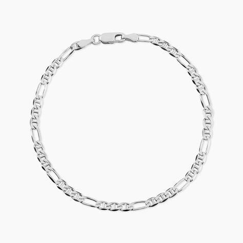 Bracelet Edmonde Argent Blanc - Bracelets fantaisie Homme | Marc Orian