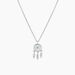 Collier Islene Argent Blanc Oxyde De Zirconium - Colliers avec pierres Femme | Marc Orian
