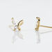 Boucles D'oreilles Puces Evaelle Papillon Or Jaune Oxyde De Zirconium - Puces Femme | Marc Orian