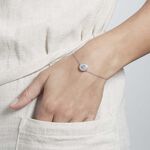 Bracelet Lumineuse Argent Blanc Oxyde De Zirconium - Bracelets fantaisie Femme | Marc Orian