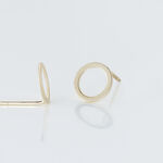 Boucles D'oreilles Puces Berangere Cercle Or Jaune - Puces Femme | Marc Orian