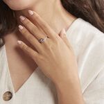 Bague Loriana Or Blanc Diamant - Bagues pierres pr&eacute;cieuses Femme | Marc Orian