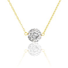Collier Phedra Or Jaune Strass - Colliers Femme | Marc Orian