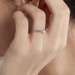 Bague Solitaire Alexandra Or Blanc Diamant - Parures de mariage Femme | Marc Orian
