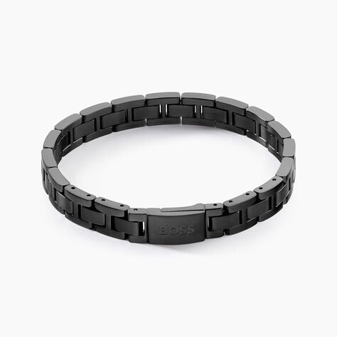 Bracelet Boss Links Essentials Acier Noir - Bracelets cha&icirc;nes Homme | Marc Orian