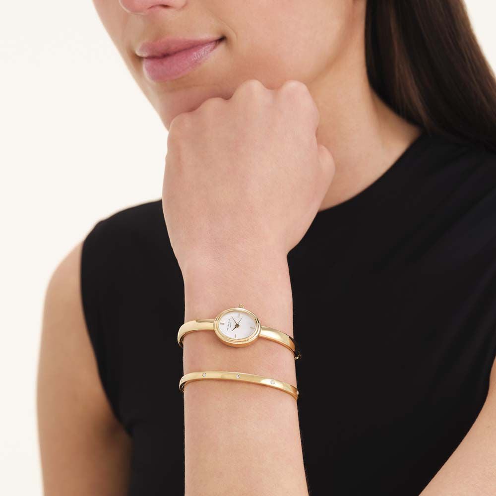 Coffret De Montre Rosefield Studio Bangle Nacre Blanche - Montres &eacute;tanches Femme | Marc Orian
