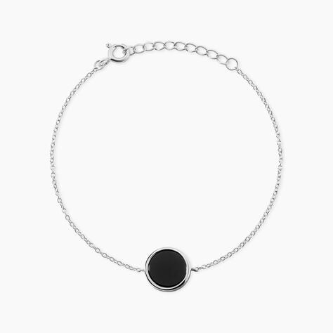 Bracelet Damioen Argent Blanc Agate - Bracelets fantaisie Femme | Marc Orian