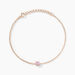Bracelet Lylwen Argent Rose Oxyde De Zirconium - Bracelets chaînes Femme | Marc Orian