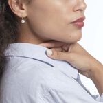 Boucles D'oreilles Pendantes Or Jaune Hepsibah Cristal - Pendantes Femme | Marc Orian