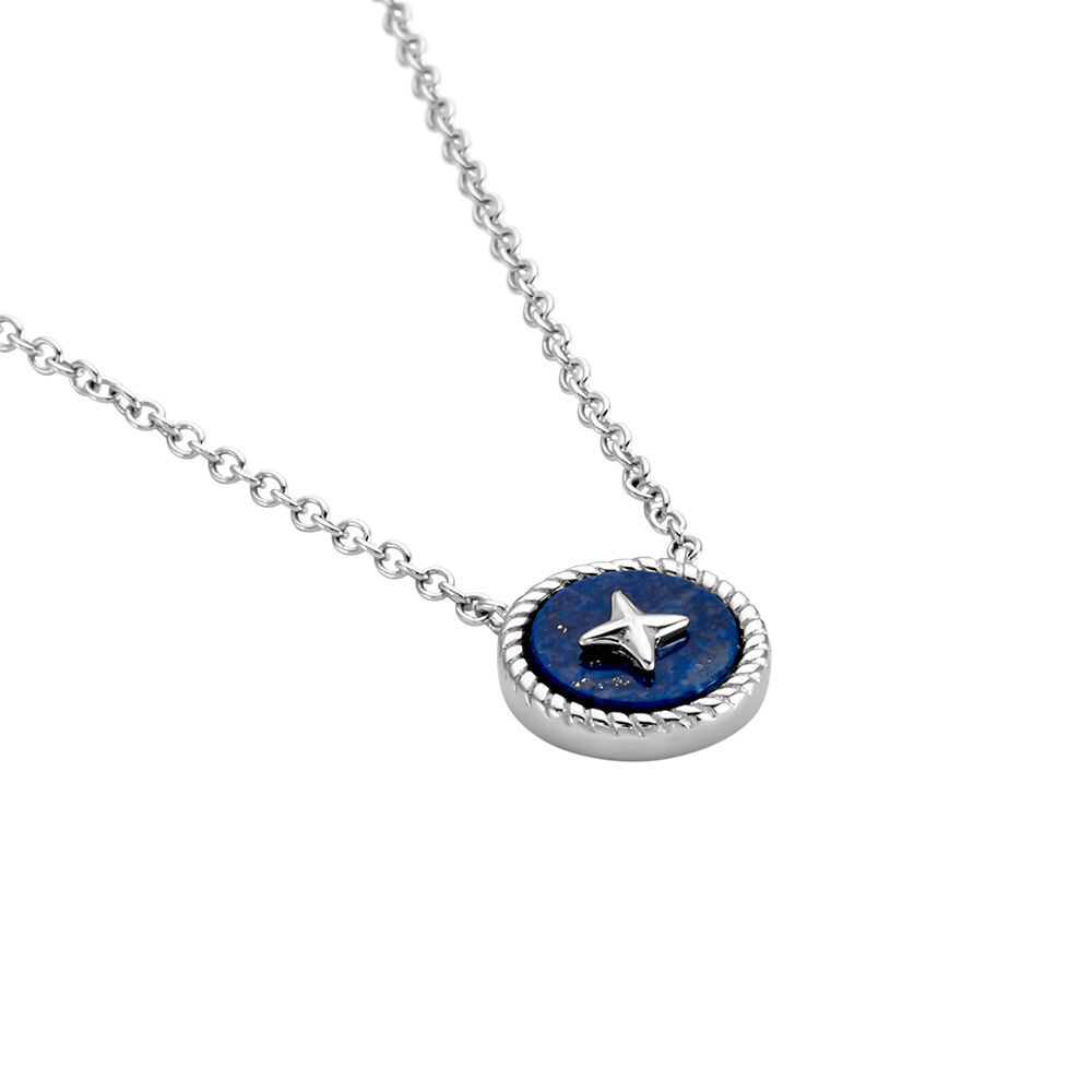 Collier Izarra Argent Blanc Lapis Lazuli - Colliers avec pierres Femme | Marc Orian