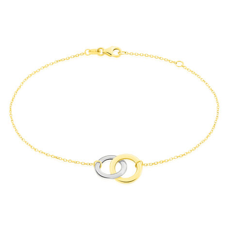 Bracelet Adila Or Bicolore - Bracelets Anneaux Entrelaces Femme | Marc Orian