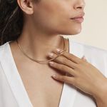 Collier Or Jaune Izel Maille Anglaise - Chaines Femme | Marc Orian