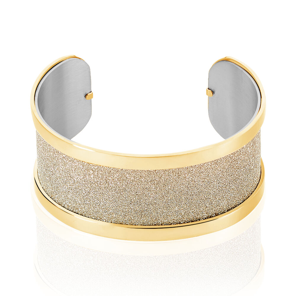 Bracelet Jonc Acier Jaune - Bijoux fantaisie Femme | Marc Orian