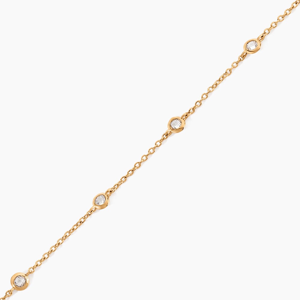 Bracelet Violette Plaqu&eacute; Or Jaune Oxyde De Zirconium - Bracelets fantaisie Femme | Marc Orian