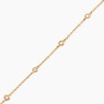 Bracelet Violette Plaqu&eacute; Or Jaune Oxyde De Zirconium - Bracelets fantaisie Femme | Marc Orian