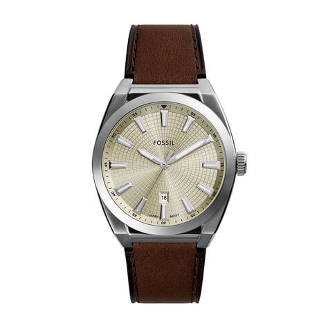 Montre Fossil Everett Crème - Montres étanches Homme | Marc Orian