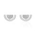 Boucles D'oreilles Puces Argent Blanc - Puces Femme | Marc Orian