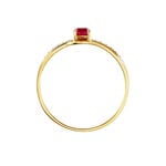 Bague Tanissia Or Jaune Rubis - Bagues vintage Femme | Marc Orian