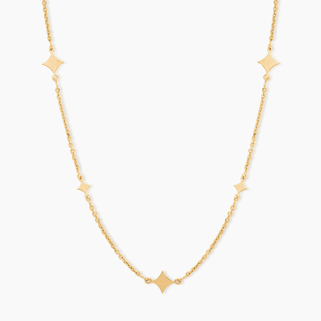 Collier Pluto Argent Dor&eacute; A L'Or 750/1000 - Colliers ete Femme | Marc Orian