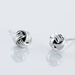 Boucles D'oreilles Puces Iloa Argent Blanc - Puces Femme | Marc Orian