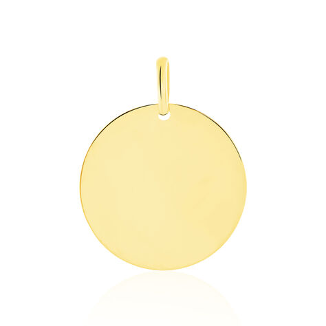 Pendentif Sirona Pastille Gravable Or Jaune - Pendentifs Femme | Marc Orian