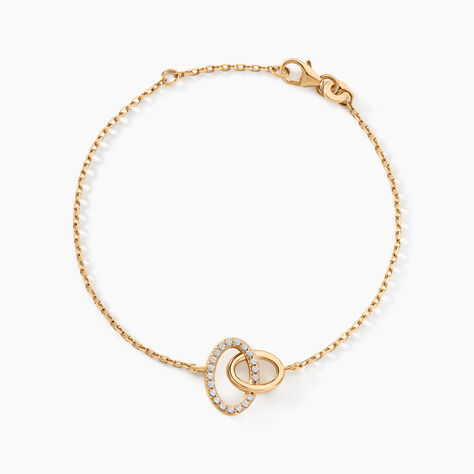 Bracelet Kimberlie Plaqué Or Jaune Oxyde De Zirconium - Bracelets chaînes Femme | Marc Orian