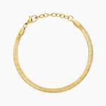 Bracelet Prestance Acier Jaune - Bracelets mailles Femme | Marc Orian