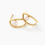 Cr&eacute;oles Alton Or Jaune Perle De Culture - Cr&eacute;oles Femme | Marc Orian