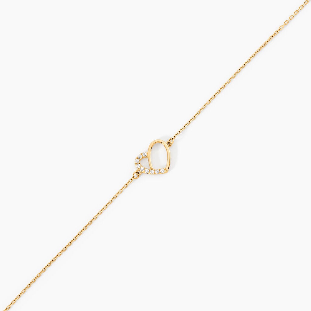 Bracelet Osamu Or Jaune Oxyde De Zirconium - Bracelets cha&icirc;nes Femme | Marc Orian