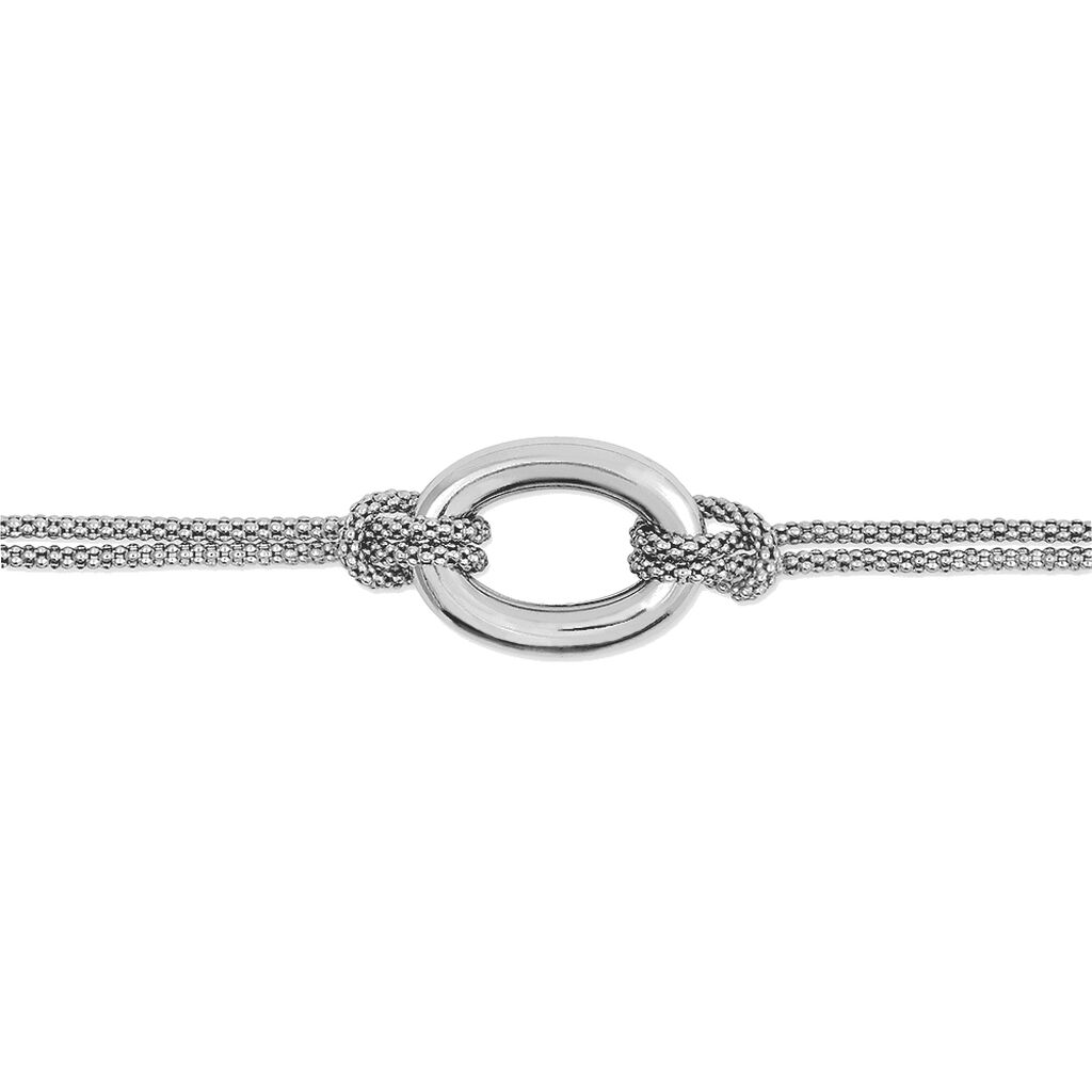 Bracelet Alisa Argent Blanc - Bracelets chaînes Femme | Marc Orian