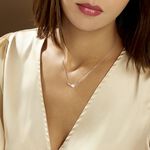 Collier Giambattista Argent Blanc Perle De Culture Oxyde De Zirconium - Colliers avec pierres Femme | Marc Orian