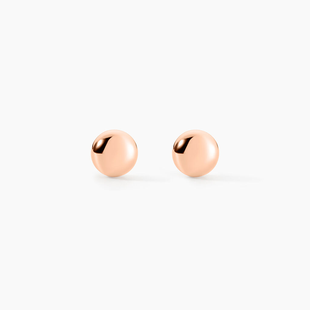 Boucles D'oreilles Puces Fidelia Boule Or Rose - Puces Femme | Marc Orian