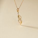 Collier Ishaae Plaqu&eacute; Or Jaune Oxyde De Zirconium - Colliers avec pierres Femme | Marc Orian