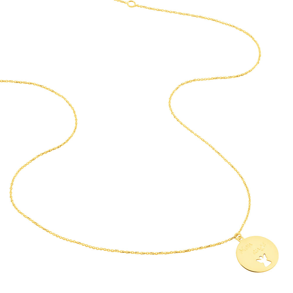 Collier Omelia Message Or Jaune - Colliers ete Enfant | Marc Orian