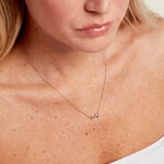 Collier Filipe Argent Blanc Oxyde De Zirconium - Colliers avec pierres Femme | Marc Orian