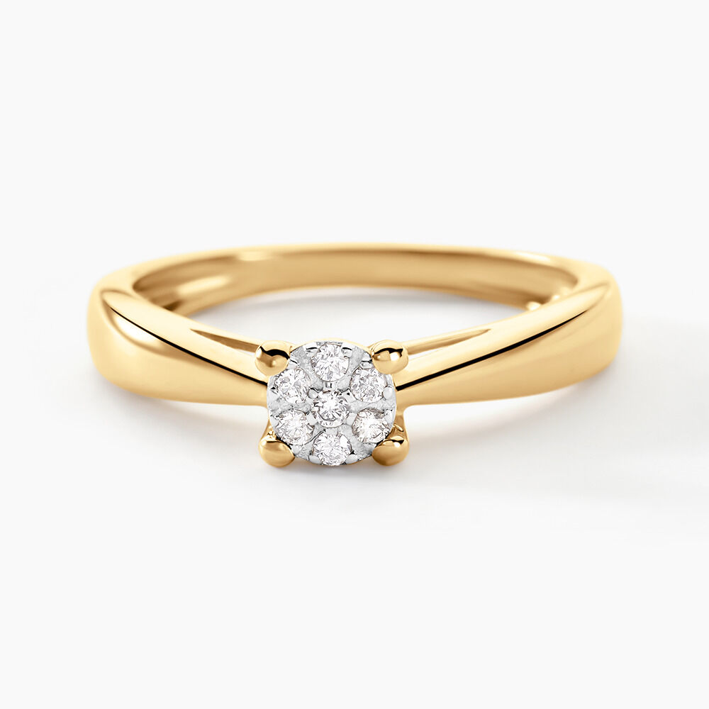 Bague Solitaire Artemis Or Jaune Diamant - Solitaires Femme | Marc Orian