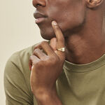 Chevali&egrave;re Gregg Carree Diamantee Soleil Or Jaune - Bijoux personnalis&eacute;s Homme | Marc Orian