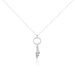 Collier Andde Argent Blanc Oxyde De Zirconium - Colliers avec pierres Femme | Marc Orian