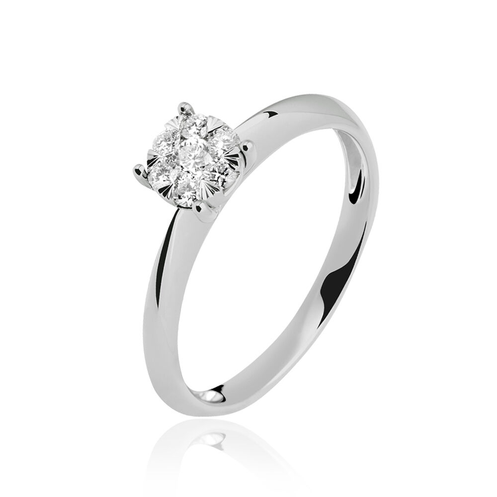 Bague Solitaire Dream Or Blanc Diamant - Solitaires Femme | Marc Orian