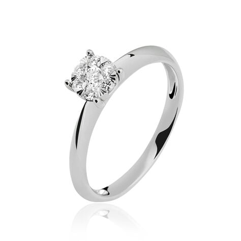 Bague Solitaire Dream Or Blanc Diamant - Solitaires Femme | Marc Orian