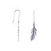 Boucles D'oreilles Pendantes Argent Blanc Stieg - Pendantes Femme | Marc Orian